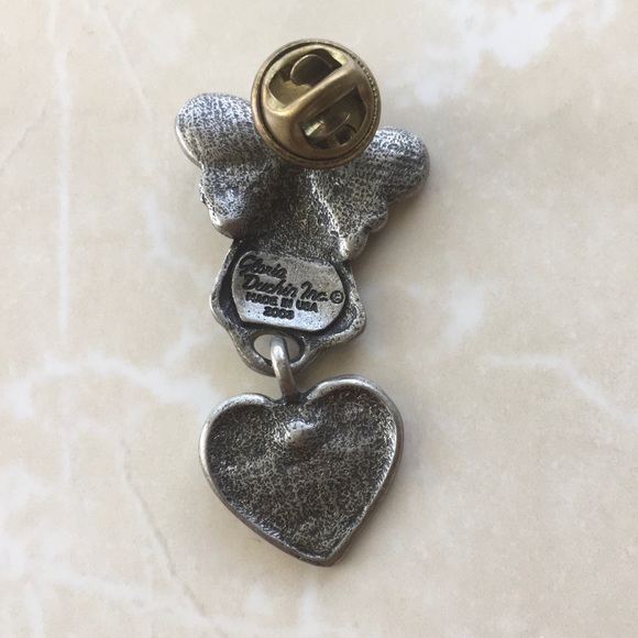 Angel with Heart Green Emerald Green Gem - Picture 2 of 2